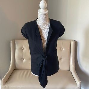 New York & Company, Blazer, short sleeve, Black, Size 4.